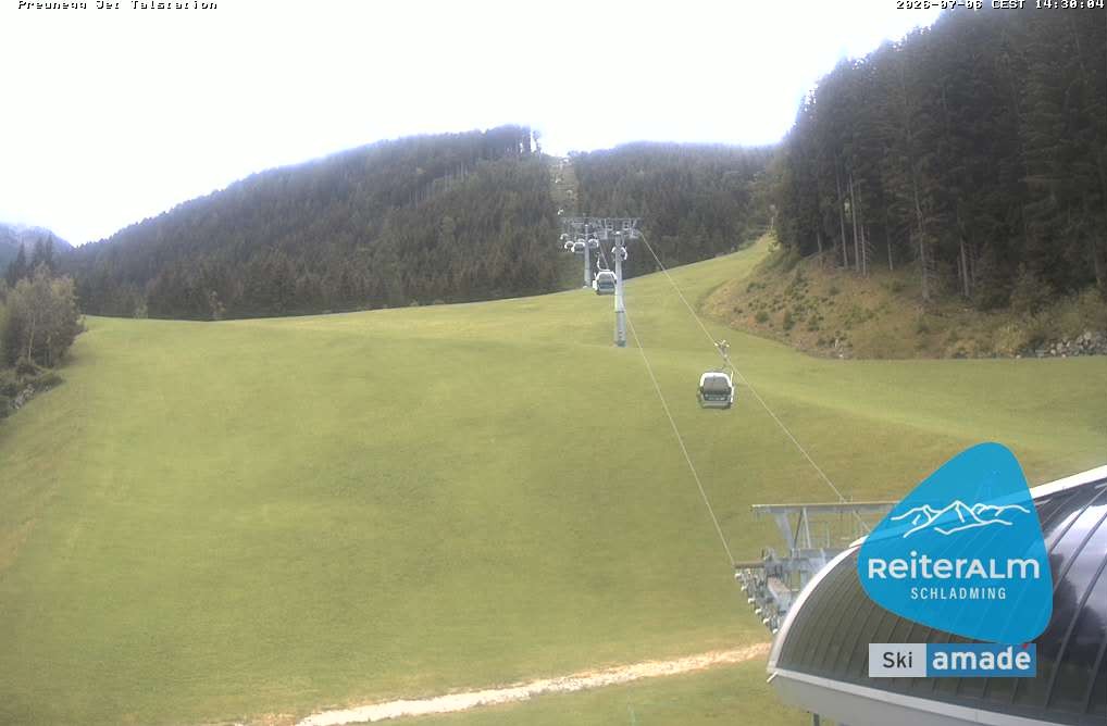 Archived image Webcam Reiteralm: Preunegg Jet Base Station