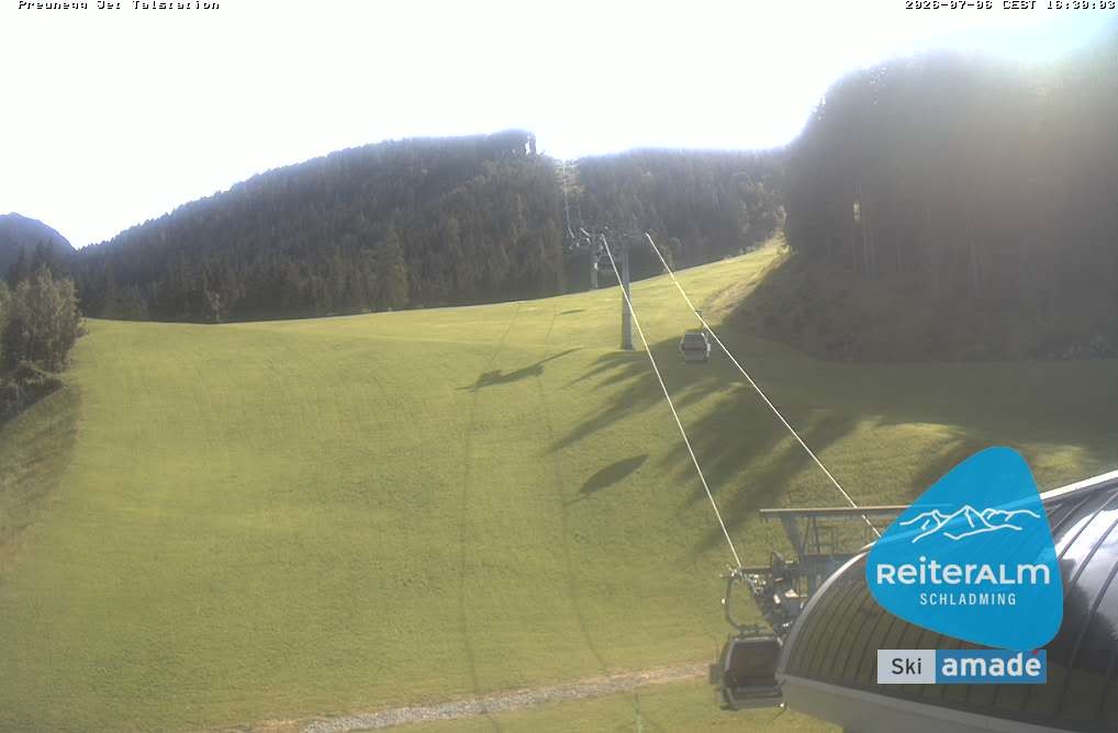 Archived image Webcam Reiteralm: Preunegg Jet Base Station