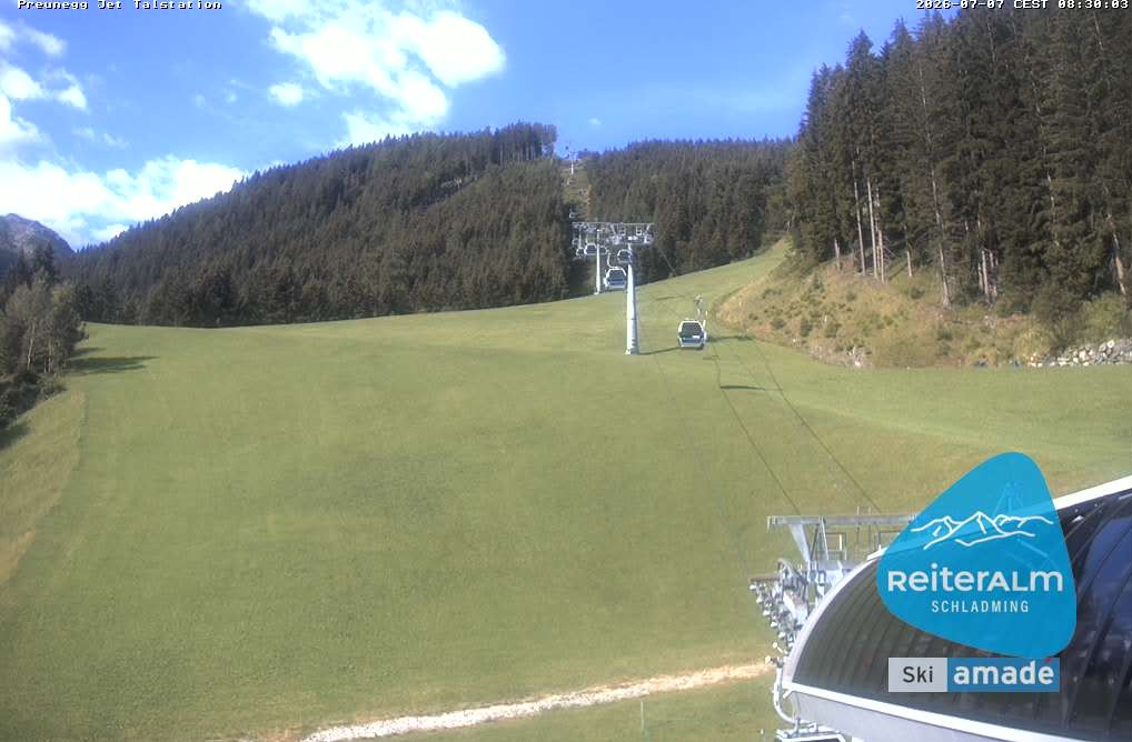 Archiv Foto Webcam Reiteralm - Talstation Preunegg