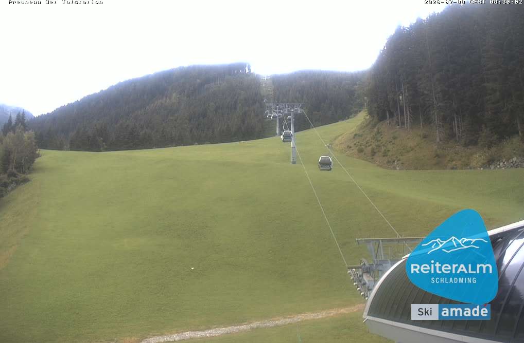Archiv Foto Webcam Reiteralm - Talstation Preunegg