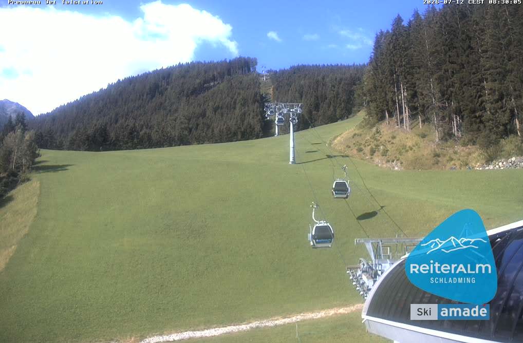 Archiv Foto Webcam Reiteralm - Talstation Preunegg