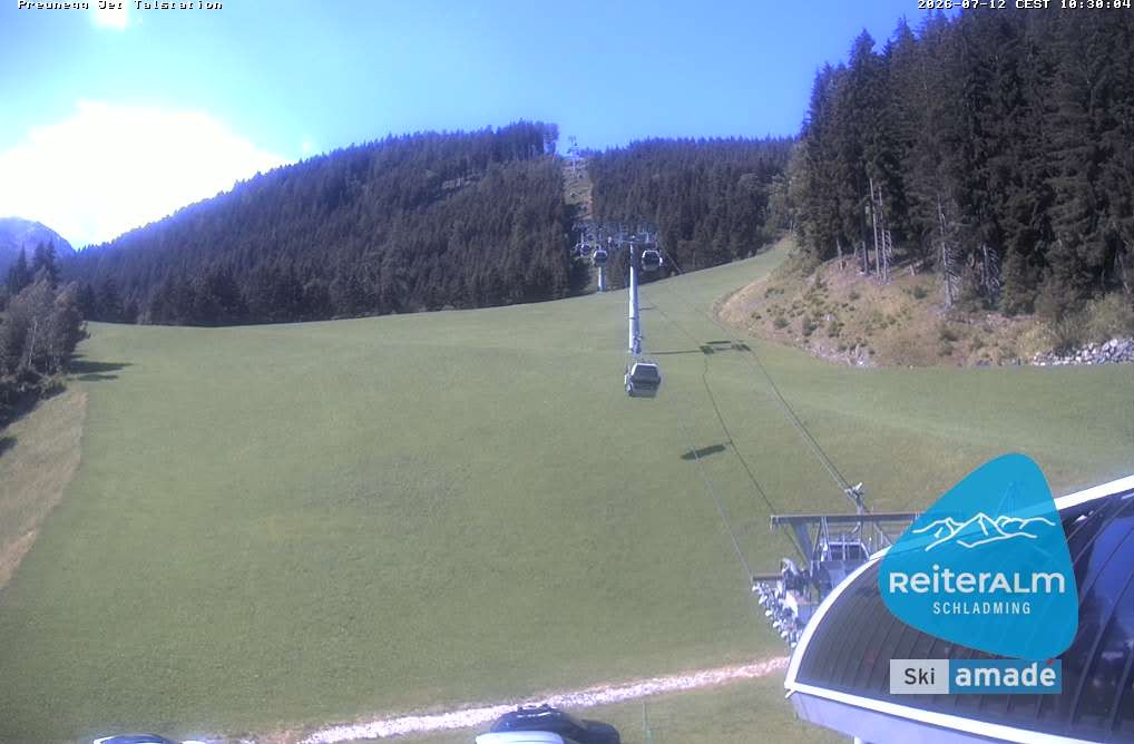 Archiv Foto Webcam Reiteralm - Talstation Preunegg