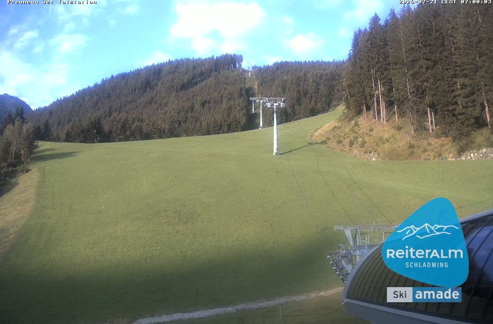 Archiv Foto Webcam Reiteralm - Talstation Preunegg