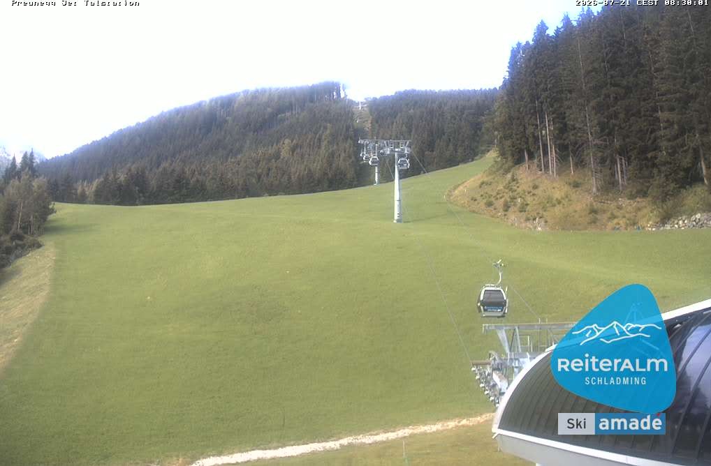 Archiv Foto Webcam Reiteralm - Talstation Preunegg