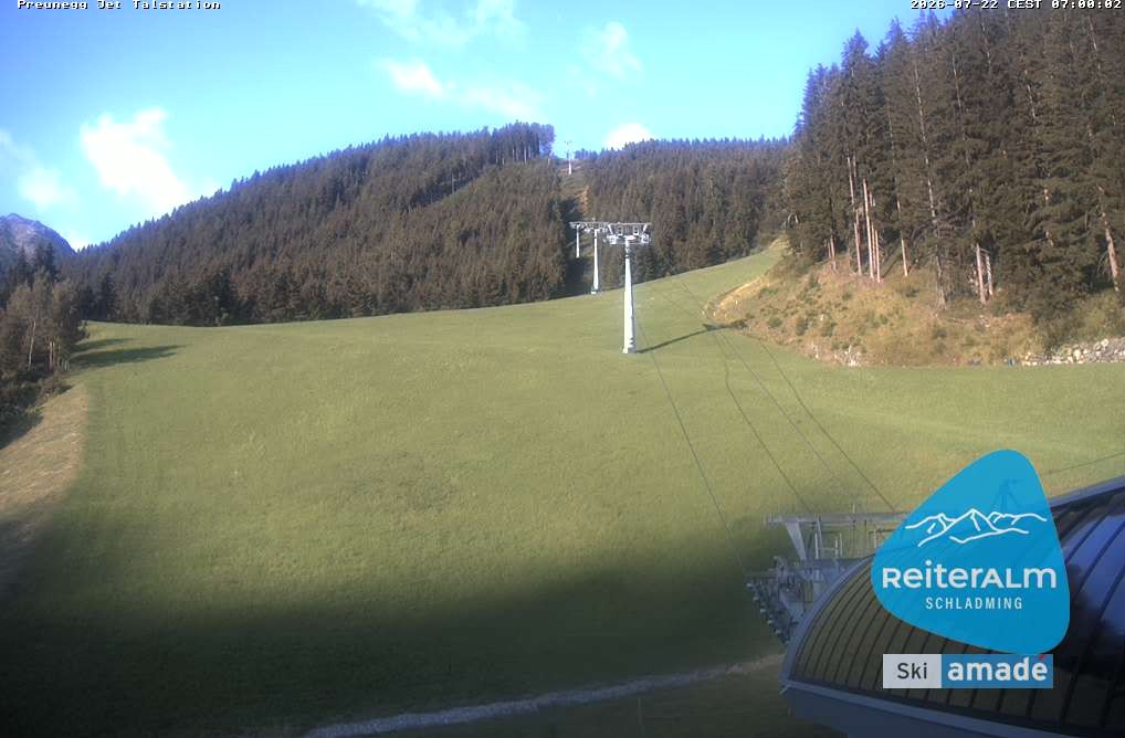 Archiv Foto Webcam Reiteralm - Talstation Preunegg