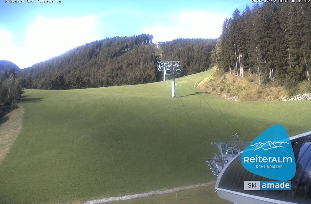 Archiv Foto Webcam Reiteralm - Talstation Preunegg