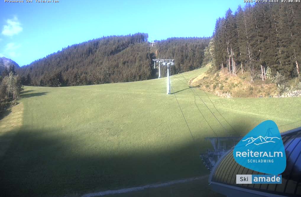 Archiv Foto Webcam Reiteralm - Talstation Preunegg
