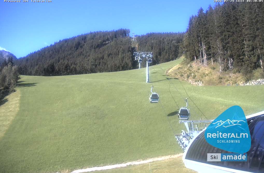 Archiv Foto Webcam Reiteralm - Talstation Preunegg