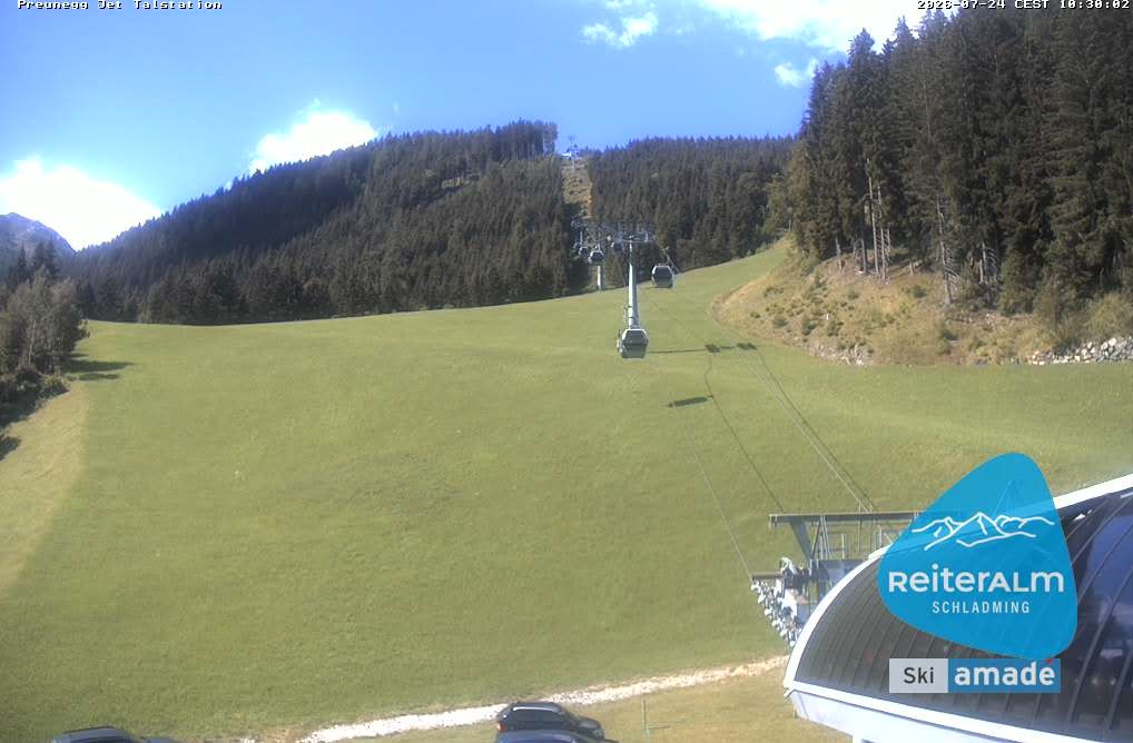 Archiv Foto Webcam Reiteralm - Talstation Preunegg