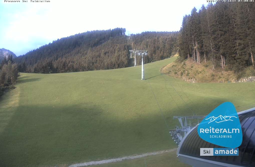 Archiv Foto Webcam Reiteralm - Talstation Preunegg