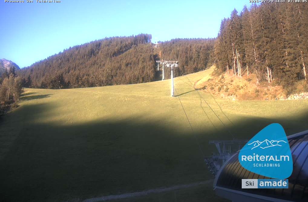 Archiv Foto Webcam Reiteralm - Talstation Preunegg