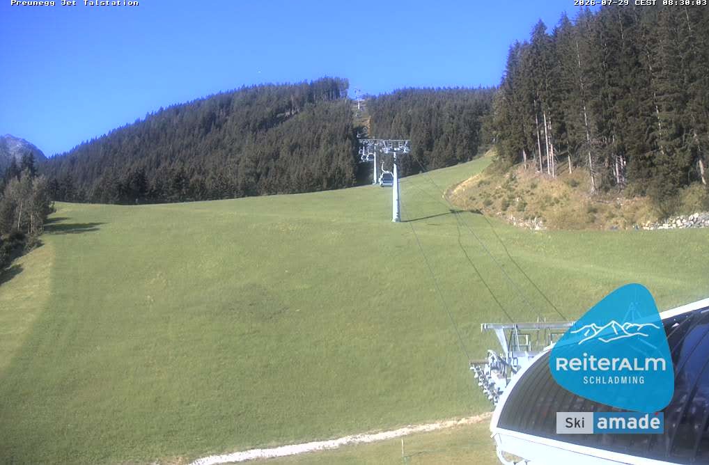 Archiv Foto Webcam Reiteralm - Talstation Preunegg