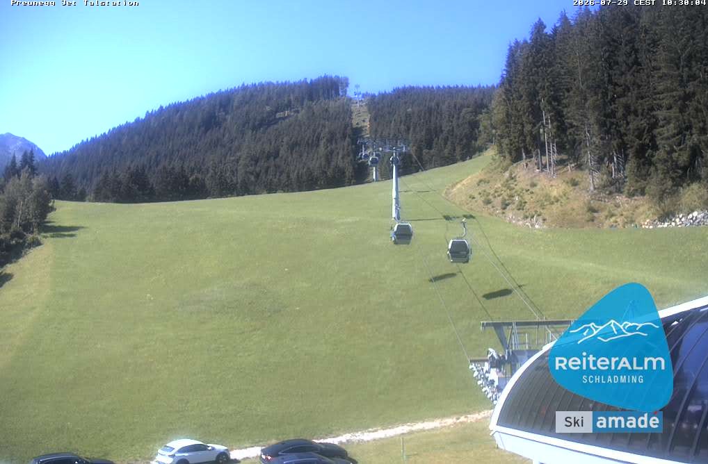 Archiv Foto Webcam Reiteralm - Talstation Preunegg