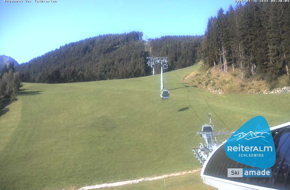 Archiv Foto Webcam Reiteralm - Talstation Preunegg