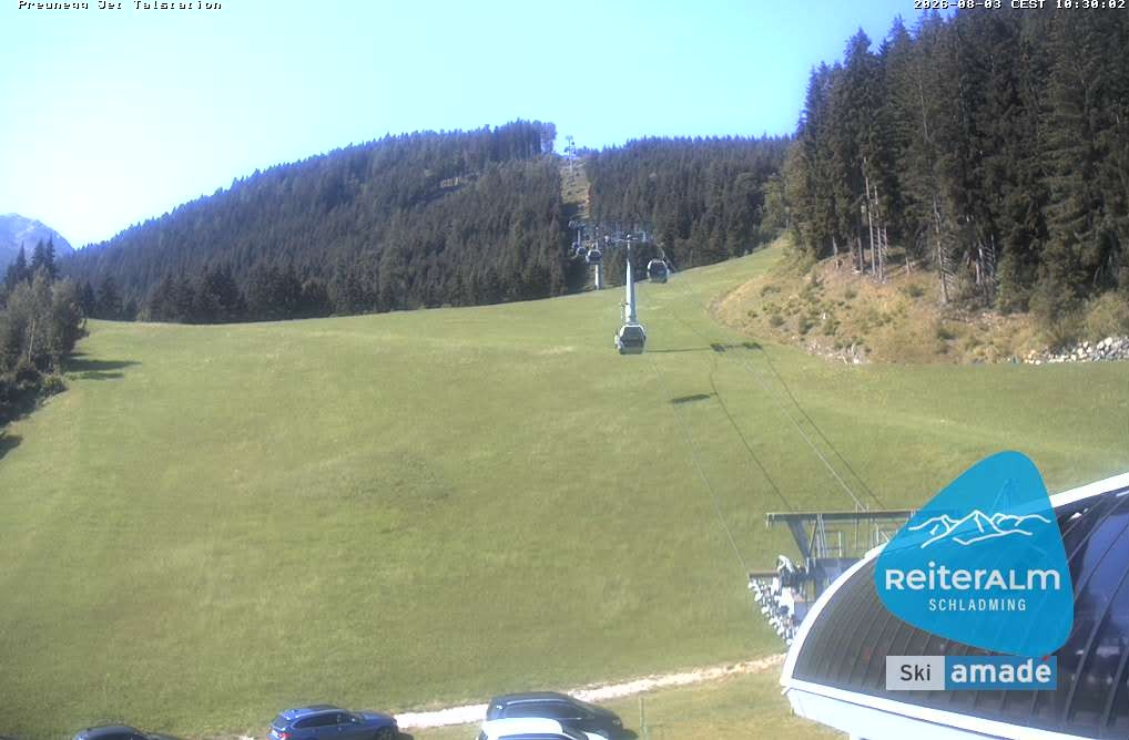 Archiv Foto Webcam Reiteralm - Talstation Preunegg