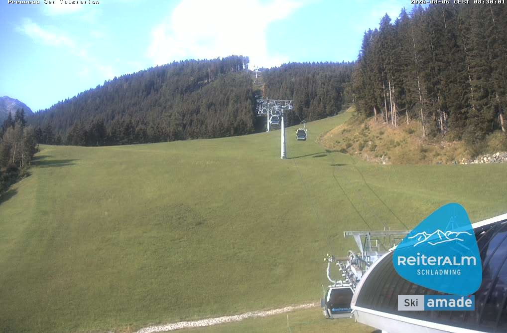 Archiv Foto Webcam Reiteralm - Talstation Preunegg