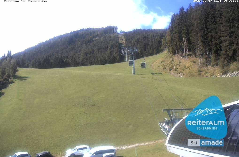 Archiv Foto Webcam Reiteralm - Talstation Preunegg