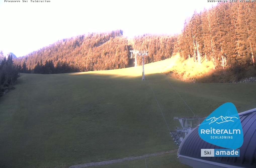 Archiv Foto Webcam Reiteralm - Talstation Preunegg