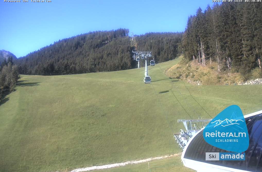 Archiv Foto Webcam Reiteralm - Talstation Preunegg