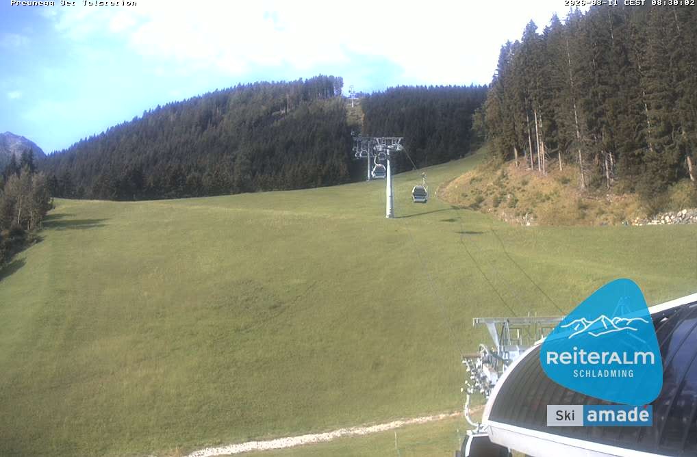 Archiv Foto Webcam Reiteralm - Talstation Preunegg
