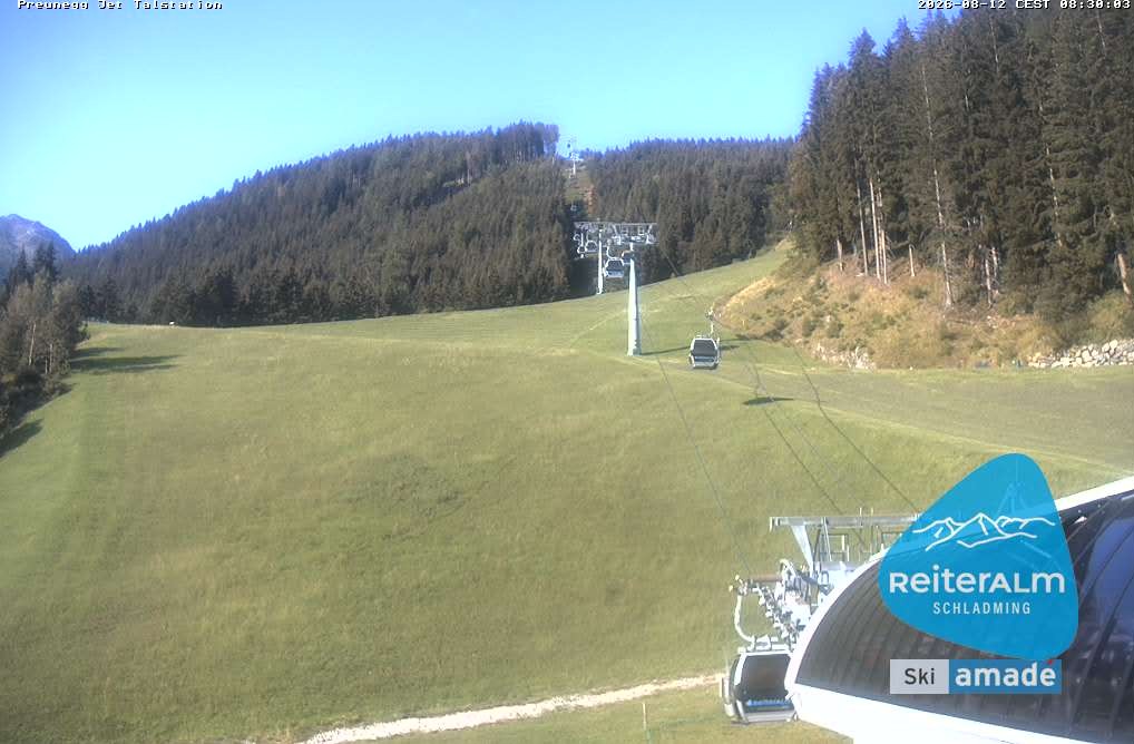 Archiv Foto Webcam Reiteralm - Talstation Preunegg