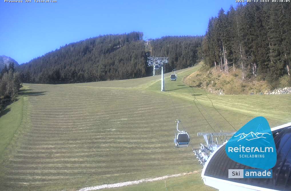 Archiv Foto Webcam Reiteralm - Talstation Preunegg