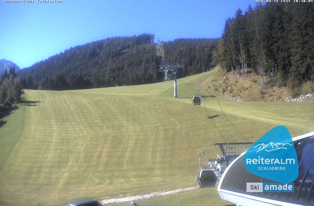 Archiv Foto Webcam Reiteralm - Talstation Preunegg