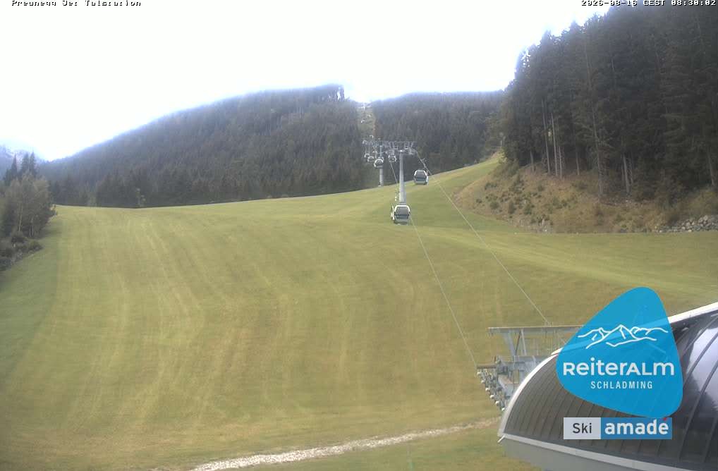 Archived image Webcam Reiteralm: Preunegg Jet Base Station