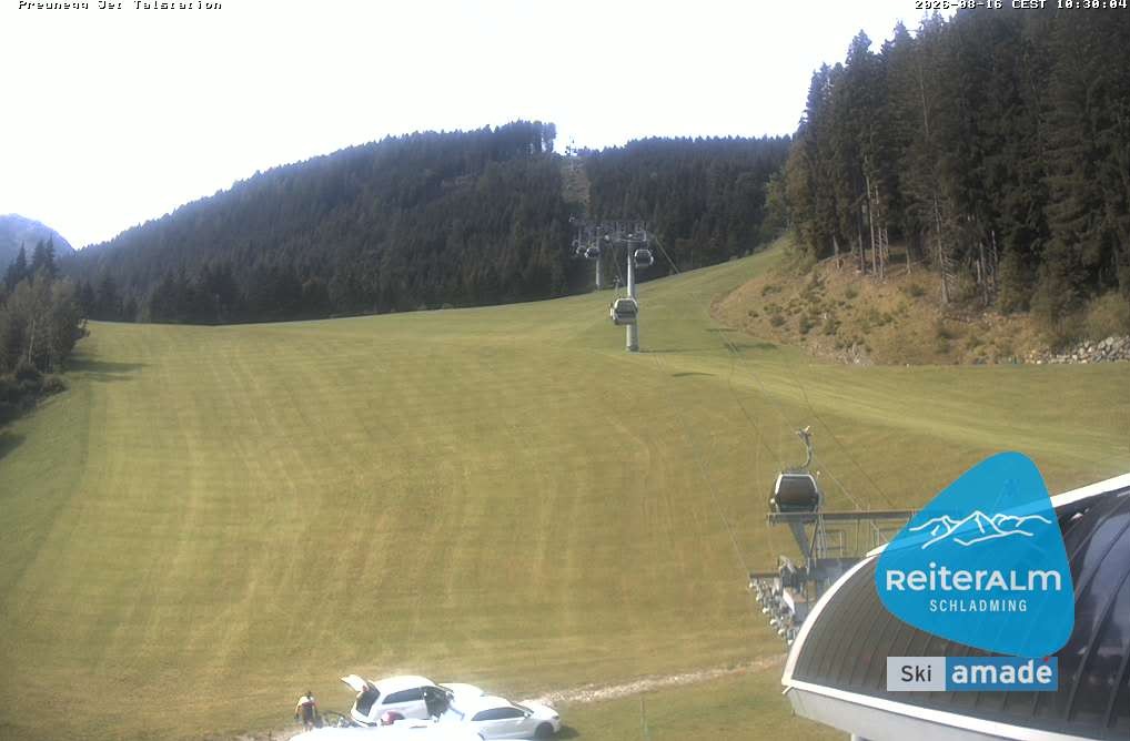 Archived image Webcam Reiteralm: Preunegg Jet Base Station