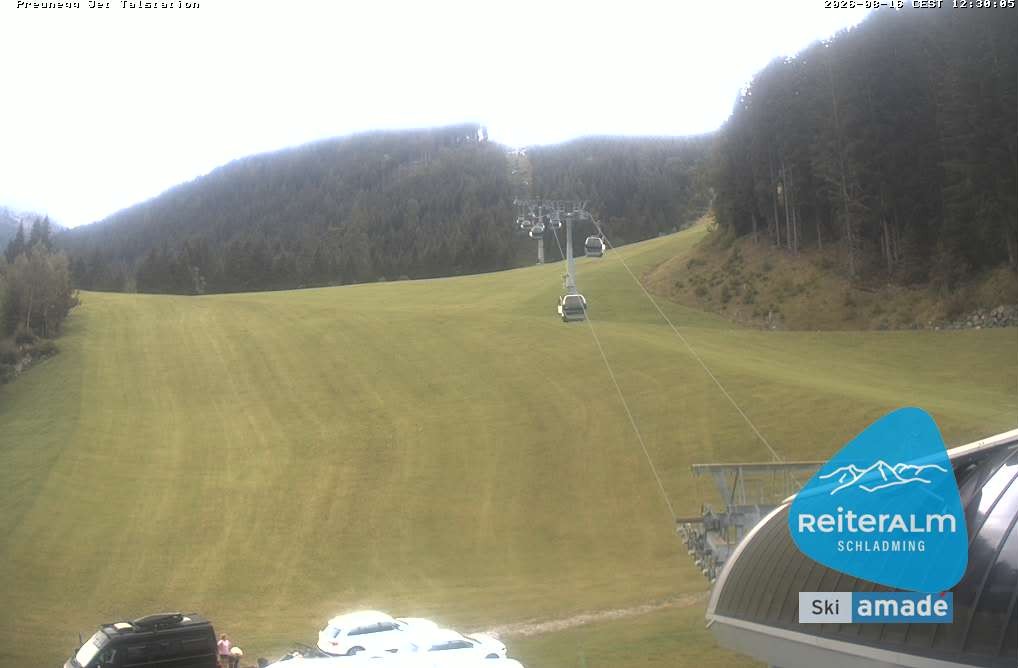 Archived image Webcam Reiteralm: Preunegg Jet Base Station