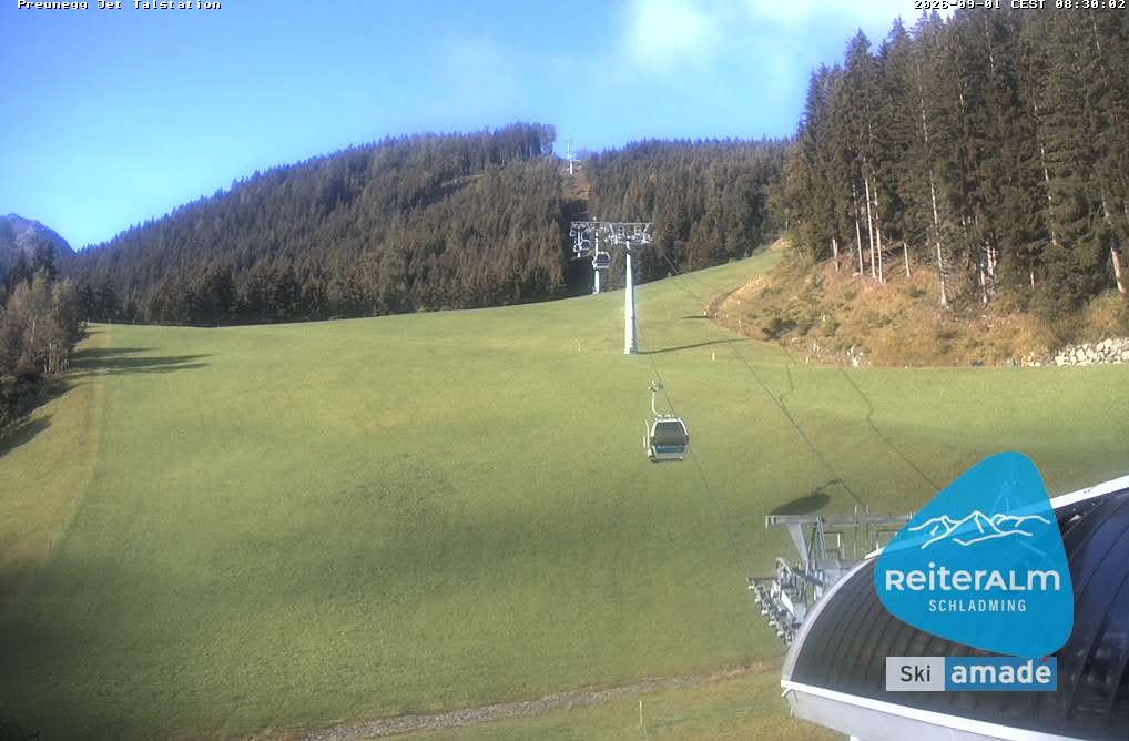 Archiv Foto Webcam Reiteralm - Talstation Preunegg