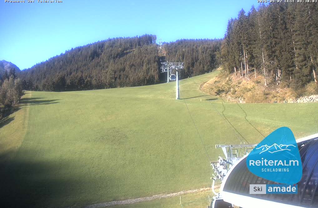 Archiv Foto Webcam Reiteralm - Talstation Preunegg