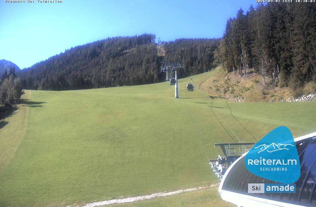 Archiv Foto Webcam Reiteralm - Talstation Preunegg