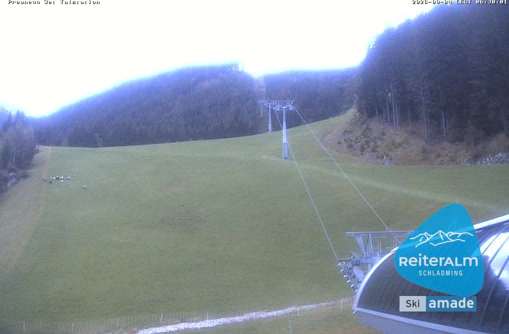 Archived image Webcam Reiteralm: Preunegg Jet Base Station