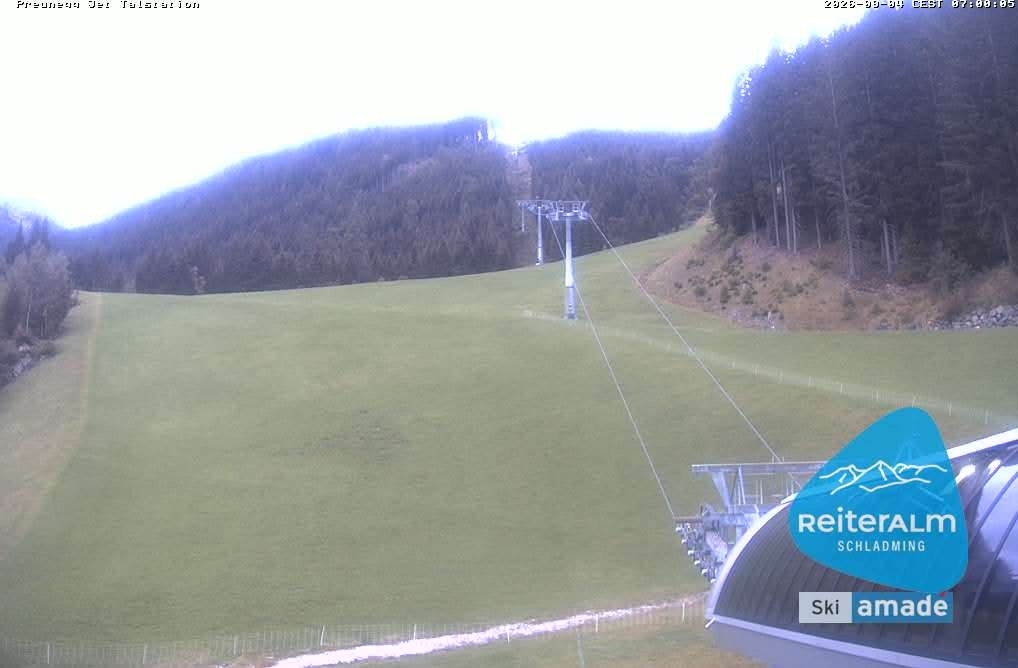 Archived image Webcam Reiteralm: Preunegg Jet Base Station