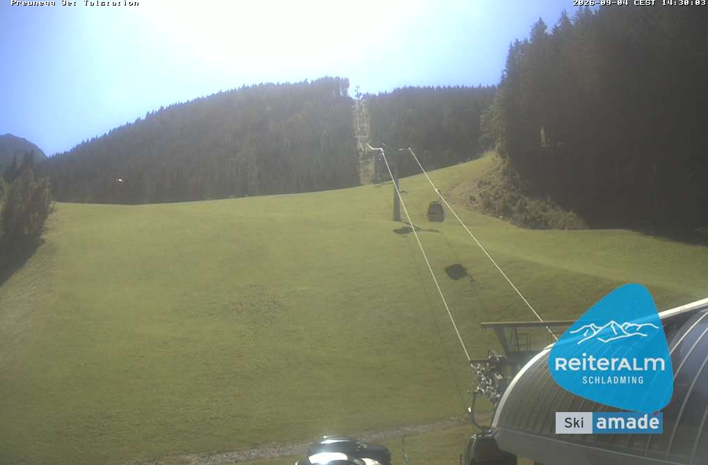 Archived image Webcam Reiteralm: Preunegg Jet Base Station