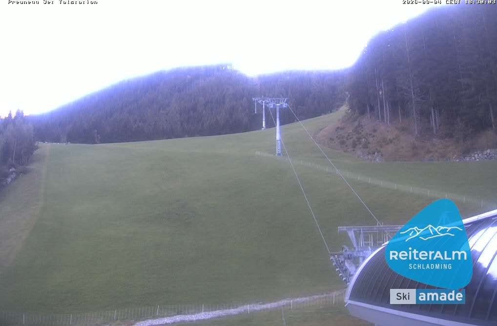 Archived image Webcam Reiteralm: Preunegg Jet Base Station