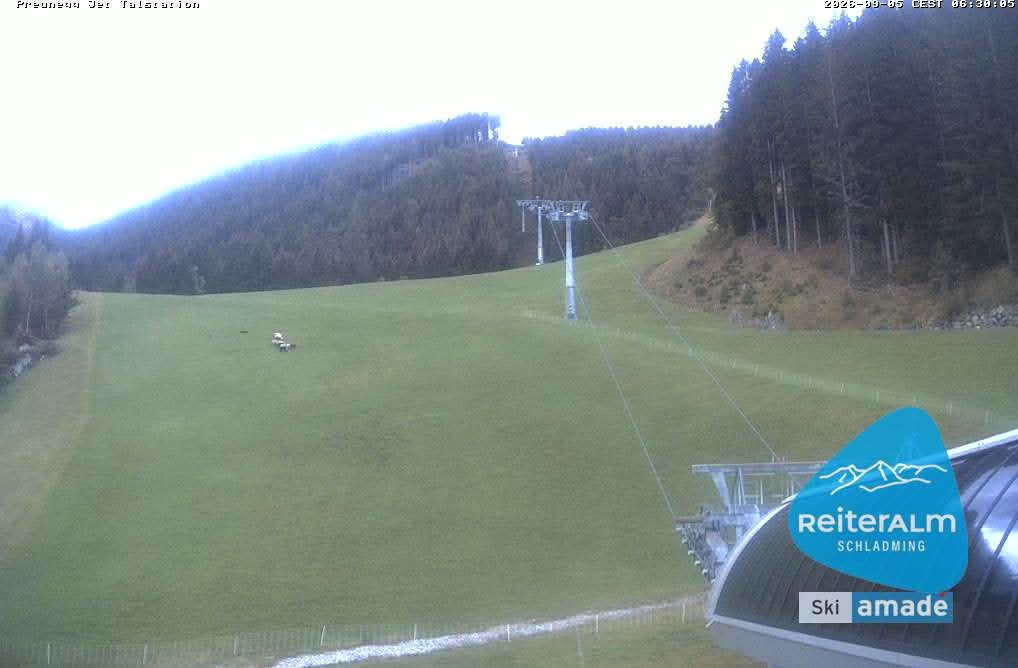 Archived image Webcam Reiteralm: Preunegg Jet Base Station