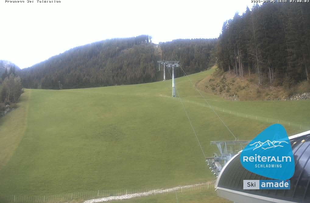 Archived image Webcam Reiteralm: Preunegg Jet Base Station