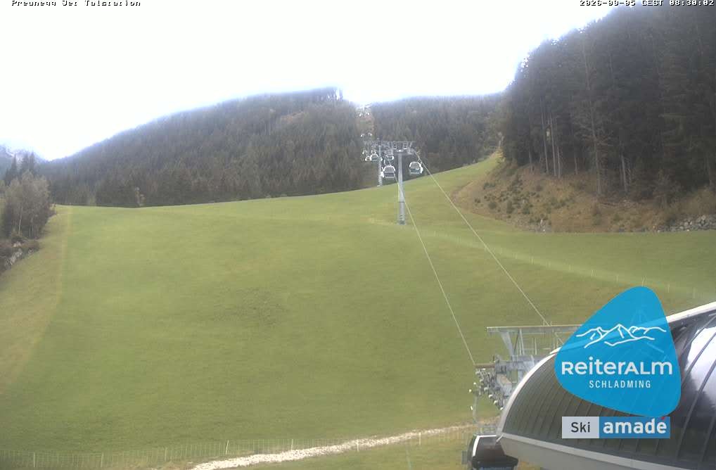 Archived image Webcam Reiteralm: Preunegg Jet Base Station
