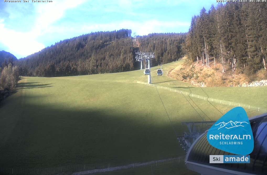 Archiv Foto Webcam Reiteralm - Talstation Preunegg