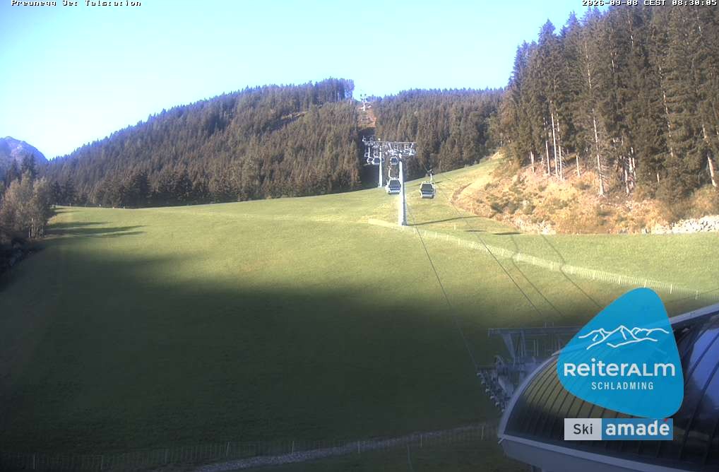 Archiv Foto Webcam Reiteralm - Talstation Preunegg