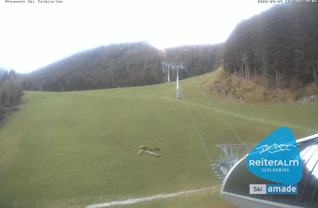 Archiv Foto Webcam Reiteralm - Talstation Preunegg