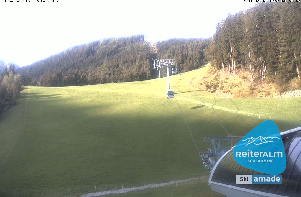 Archived image Webcam Reiteralm: Preunegg Jet Base Station