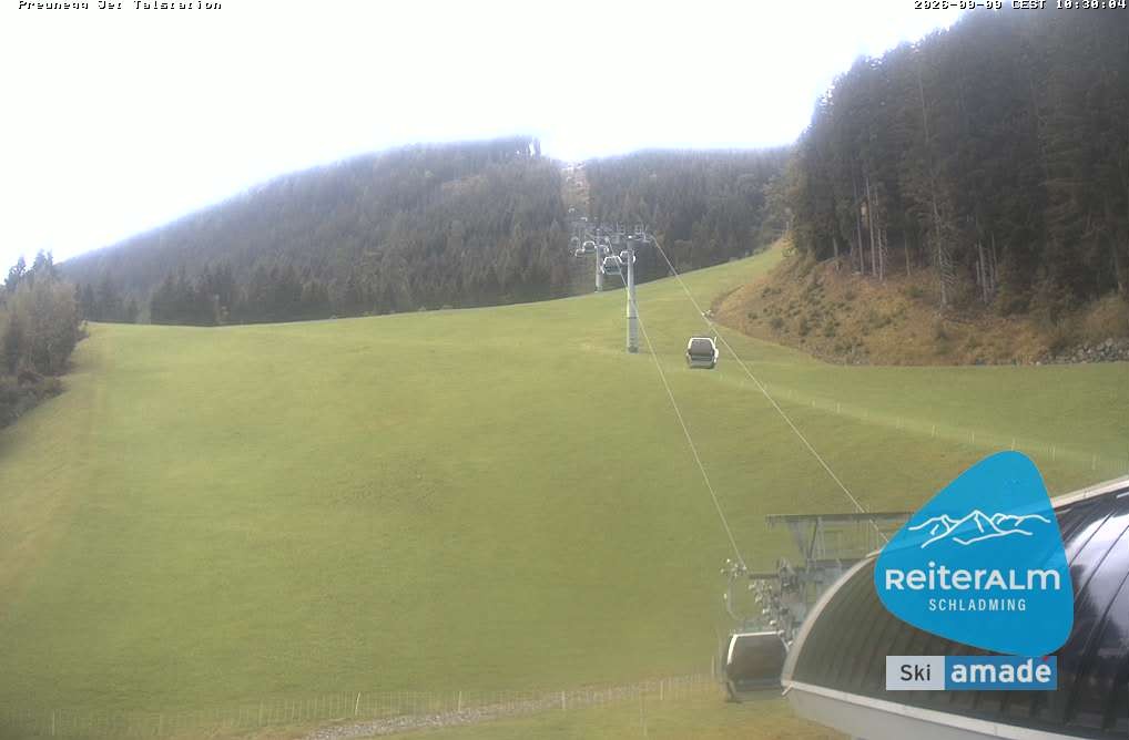 Archived image Webcam Reiteralm: Preunegg Jet Base Station