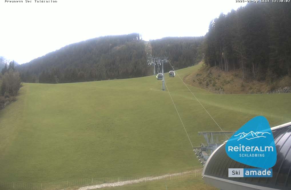 Archived image Webcam Reiteralm: Preunegg Jet Base Station