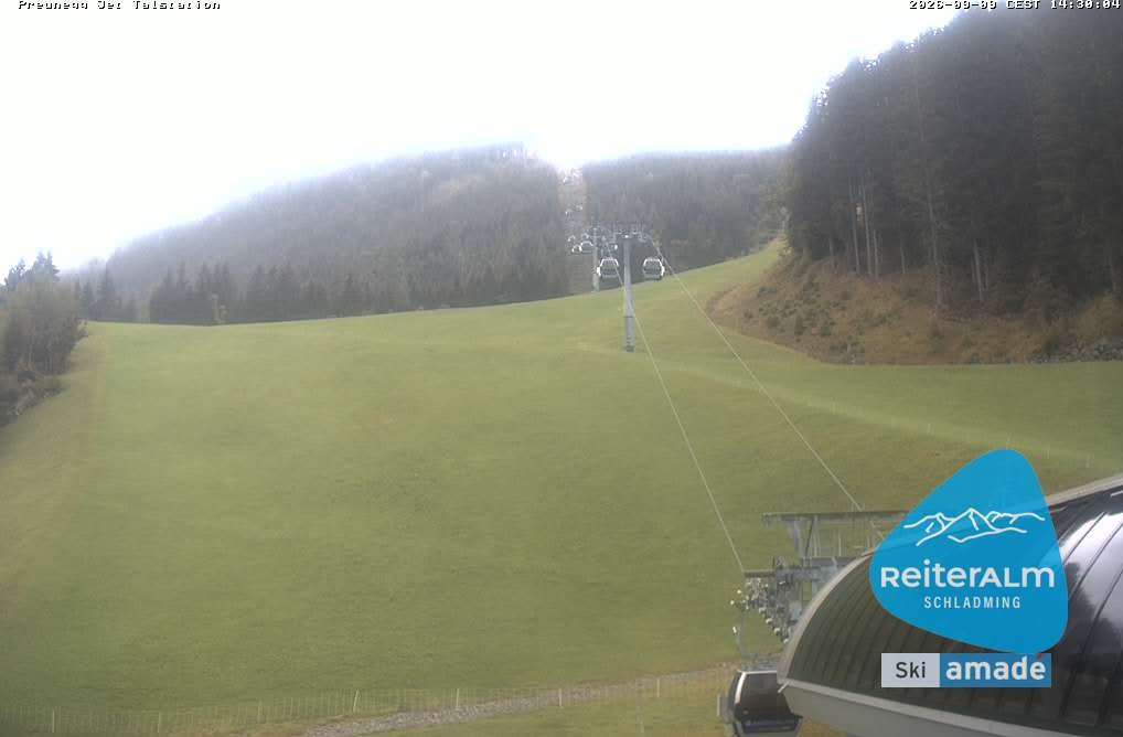 Archived image Webcam Reiteralm: Preunegg Jet Base Station