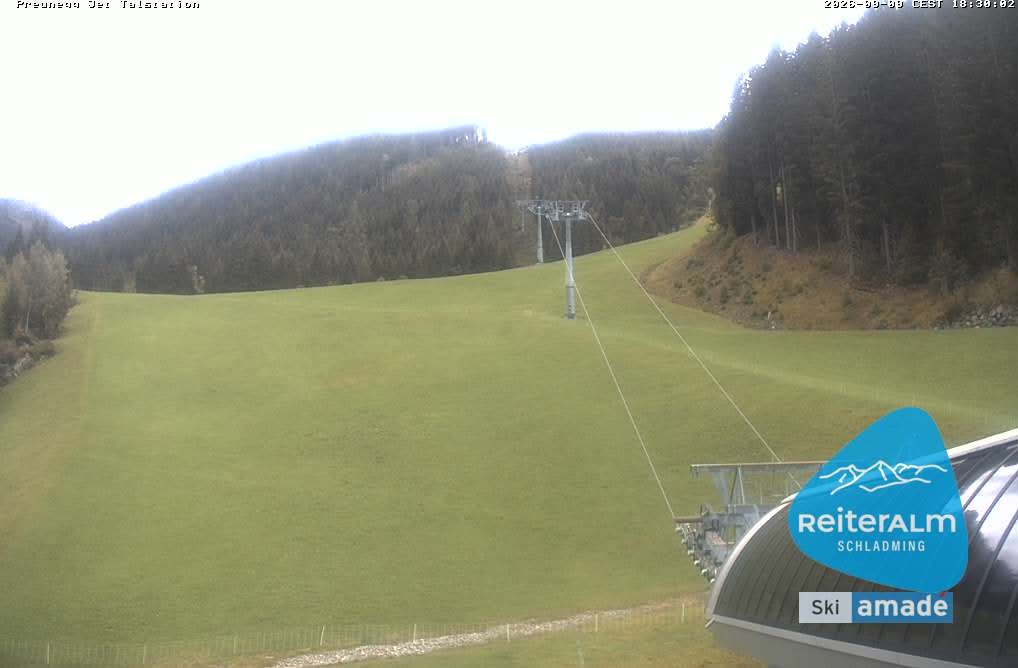 Archived image Webcam Reiteralm: Preunegg Jet Base Station
