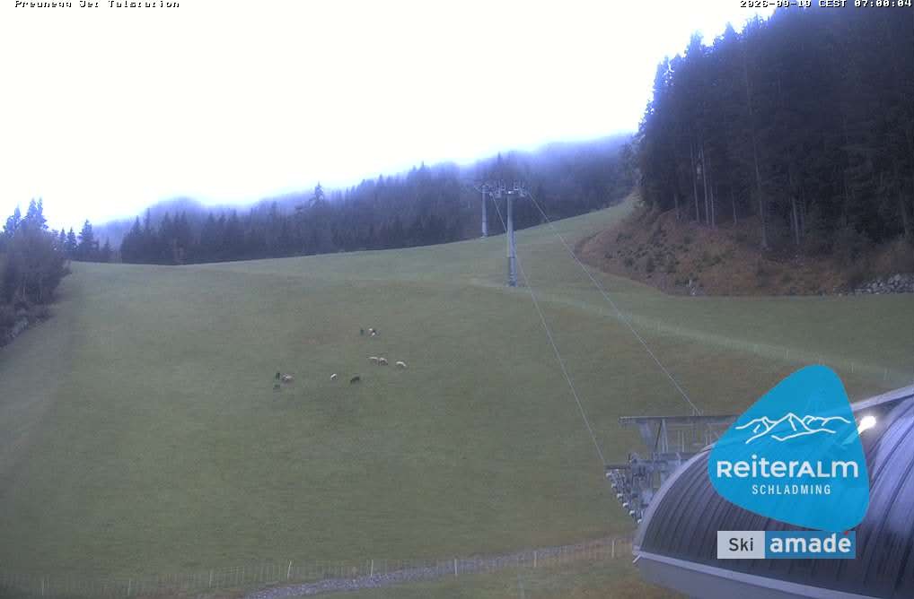 Archiv Foto Webcam Reiteralm - Talstation Preunegg