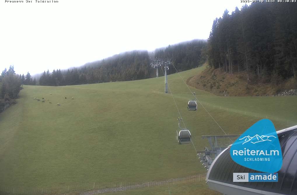 Archiv Foto Webcam Reiteralm - Talstation Preunegg